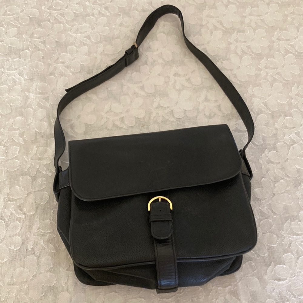Nazareno Gabrielle Leather Purse Black